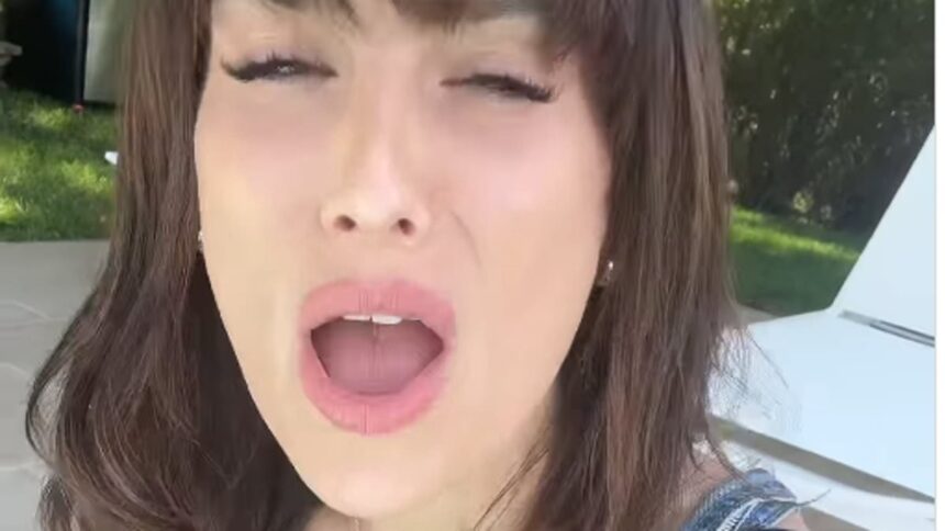 Hilaria Baldwin își etalează talentul de a sincroniza buzele, în timp ce soțul ei, Alec, se ocupă de curățarea piscinei pe Instagram. 1 hilaria baldwin shows off cringey lip syncing while husband alec cleans the pool in new instagram video 686bf52393367