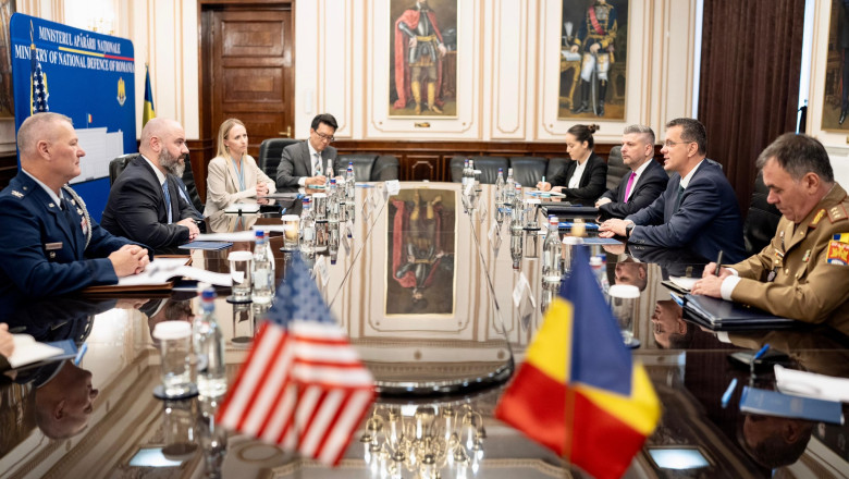 Ionuț Moșteanu, discuții cu oficiali ai Departamentului de Apărare al SUA: ce teme au fost explorate 1 ionut mosteanu intalnire cu reprezentanti ai departamentului de aparare al sua care au fost subiectele abordate 6883b5adb6954