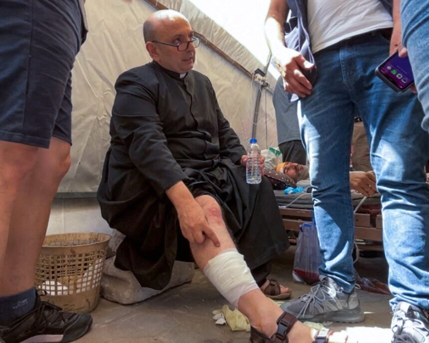 israeli strike on gaza church kills three and injures priest pope francis called daily 6879818fb5f14