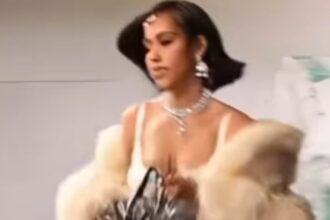 kim kardashian causes fan chaos with video of her stealing original birkin as she smashes glass and runs 6872b76b455b0
