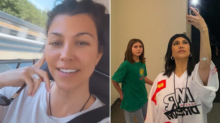 kourtney kardashian called out over unprofessional lemme promo that leaves even daughter penelope cringing she literally hates working 6870ae06495b5