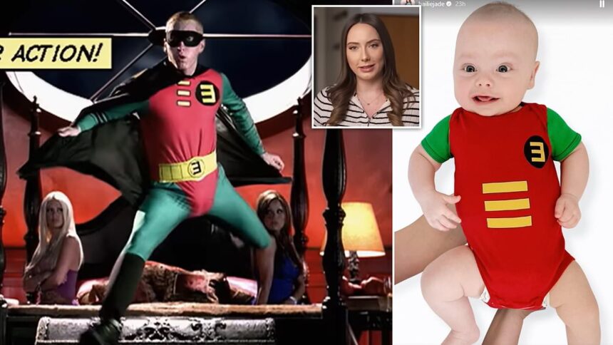 Micuțul Elliot, nepoțelul lui Eminem, încântă cu un costum de rapper creat de mama sa, Hailie Jade. 1 lil shady eminems grandson elliot looks adorable dressed up as rapper by mom hailie jade 6876dafc89113