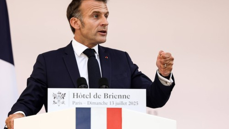 Macron declară că va multiplica bugetul apărării până în 2027: „Protejarea națiunii necesită investiții sporite în securitate.” 1 macron anunta ca va dubla bugetul militar pana in 2027 salvarea patriei presupune sa cheltuim mai mult pentru aparare 68742a417317f