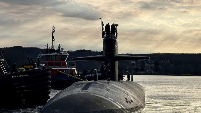Semnal pentru inamicii Americii: Un submarin nuclear de atac al SUA a realizat o oprire istorică. 1 mesaj pentru adversarii americii un submarin nuclear de atac al sua a efectuat o oprire fara precedent 68733ed63ffef