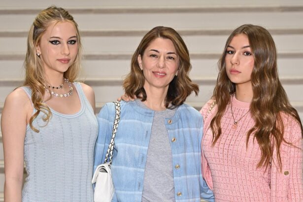 the godfather actress sofia coppola 54 poses with her teen daughters who are both taller than she 686d5cf149f1e