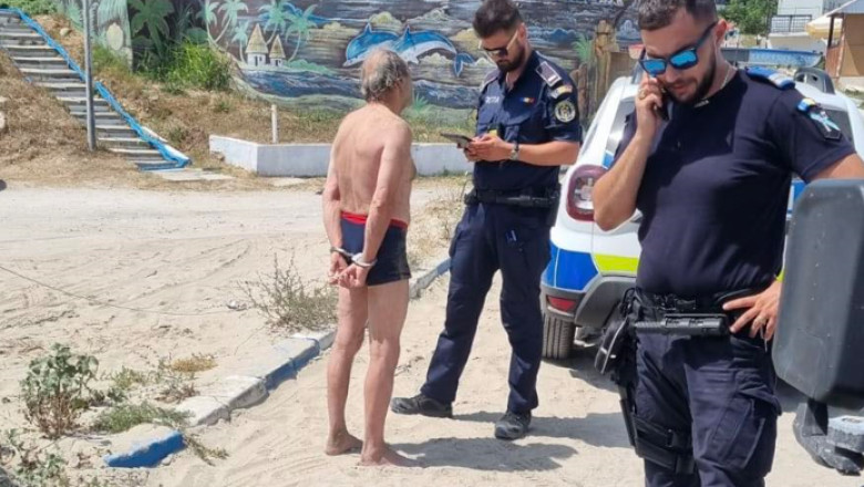 Bărbat sancționat și reținut la Eforie pentru tulburarea ordinii, după ce salvamarii l-au scos din apă în timpul interdicției de îmbăiere 1 turist incatusat si amendat la eforie pentru ca a facut scandal dupa ce salvamarii l au scos din apa cand scaldatul era interzis 6887bfe4813de