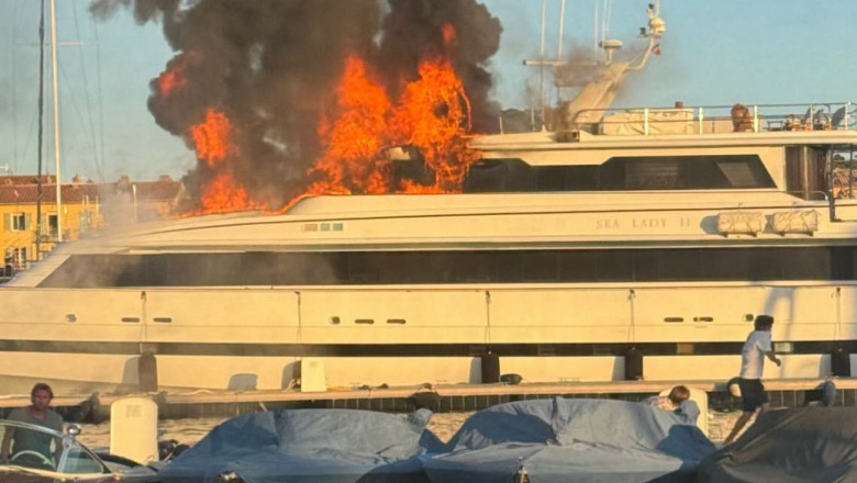 Incendiu pe un iaht de lux în portul Saint-Tropez: Care este prețul închirierii lui? 1 un iaht de lux a luat foc joi seara in portul saint tropez cu cat se inchiria acesta 6871008dc1f75