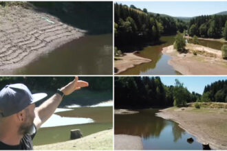 video ar trebui sa fim sub apa aici imagini dezolante cu lacul trei ape care seaca dramatic de la un an la altul 686a373d7ac4c