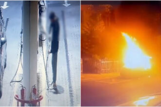 video barbat din capitala retinut dupa ce a incendiat masina fostei iubite suspectul filmat in timp ce umplea o sticla cu benzina 6884b9d96d065