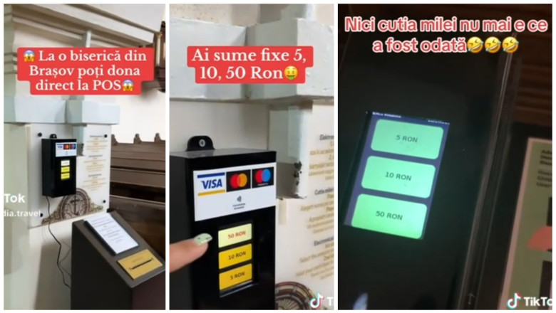 Revoluția tehnologică: „cutia milei” digitală care acceptă donații cu cardul în biserici. O inovație ce a cucerit TikTok-ul 1 video culmea tehnologiei cutia milei cu pos cum functioneaza donatiile cu cardul in biserici ideea a devenit virala pe tiktok 6885f6067ef18