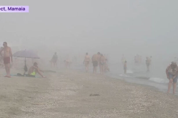 video imagini spectaculoase de pe litoral o ceata densa a cuprins plajele din mamaia si vama veche 68834c26c1ebf