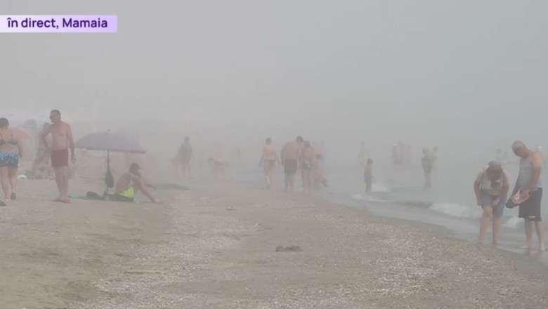 Ceața misterioasă îmbracă plajele din Mamaia și Vama Veche într-un spectacol de neuitat 1 video imagini spectaculoase de pe litoral o ceata densa a cuprins plajele din mamaia si vama veche 68834c26c1ebf