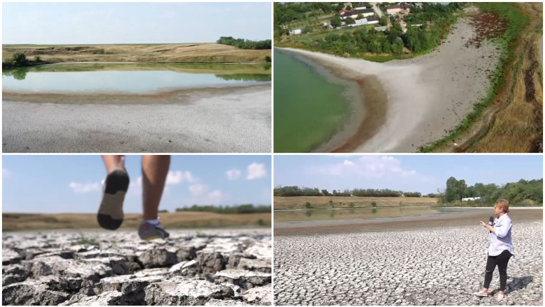 Seceta pune stăpânire pe lacurile din sudul României. Iată cum arată acum un lac de peste 40 de hectare din Olt: „S-a ales praful.” 1 video seceta goleste lacurile din sudul romaniei cum arata astazi un lac de peste 40 de hectare din olt s a ales praful 688453f5933b8