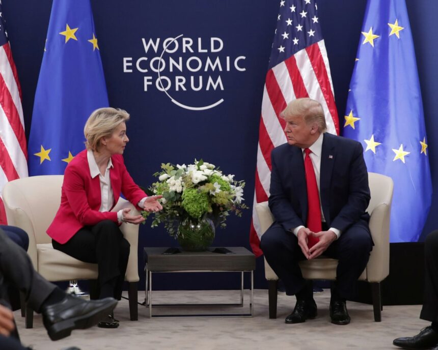 Von der Leyen se va întâlni cu Trump în Scoția, în contextul apropiatei înțelegeri comerciale dintre UE și SUA 1 von der leyen to meet trump in scotland as eu and us close in on trade deal 688455986498d