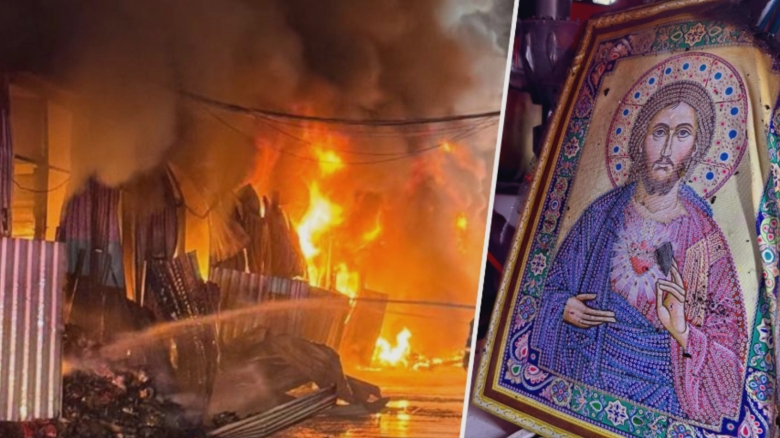 Icoana lui Iisus Hristos, neafectată de incendiul devastator de la Dragonul Roșu, este considerată o minune de către localnici 1 icoana cu iisus hristos intacta in urma incendiului masiv de la dragonul rosu oamenii spun ca este o adevarata minune 68aec9be0d04c