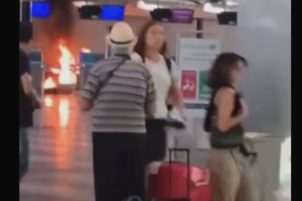 incidente pe aeroportul din milano un barbat a dat foc la zona de check in video 68a5ebaf7afab