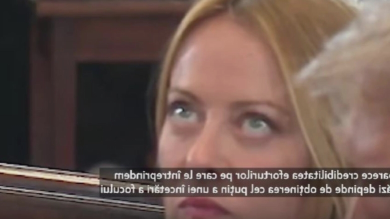 Meloni, indignată de cancelarul lipsit de soluții. Reacția ei surprinzătoare în timpul discursului lui Merz 1 meloni dezgustata de cancelarul care nu cauta solutii cum si a dat ochii peste cap in timpul discursului lui merz 68a421ef44da1