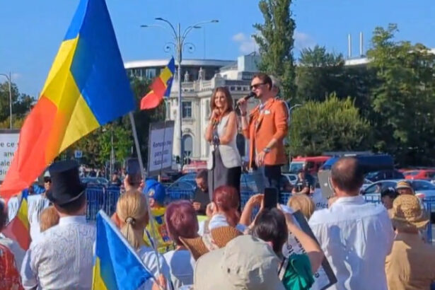 protest in piata victoriei jandarmii au dat doua amenzi un barbat a fost prins cu un cutit 688d1a9d89ac8