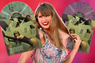 taylor swift reveals alternate life of a showgirl album cover sultriest look yet 68a36f557cefb