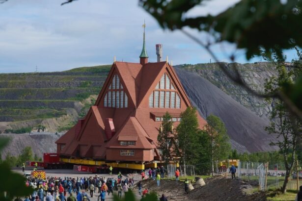 the big church move swedish town begins to roll historic building 5km 68a450b0df369