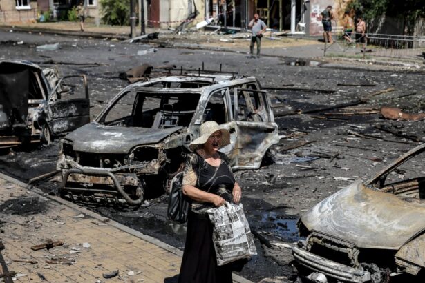 ukrainian attack sparks blaze at russian oil depot as countries trade strikes 688f7381576de