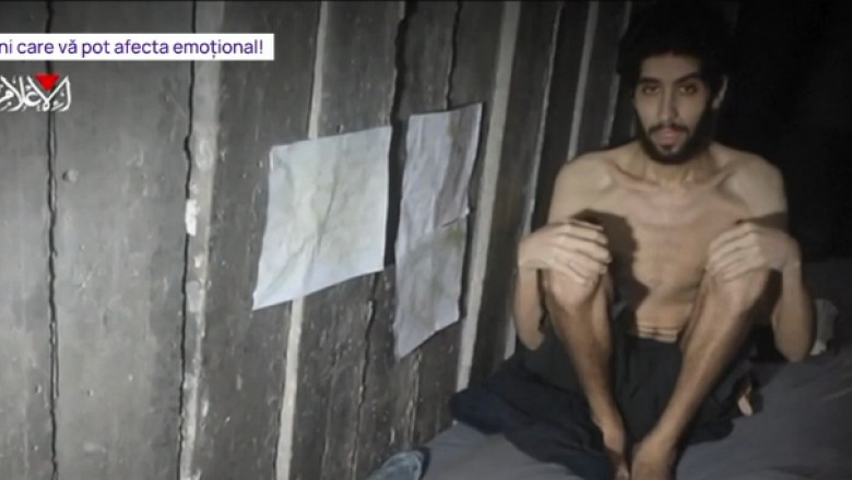 Înfiorătoarea transformare a unui tânăr de 24 de ani, ostatic Hamas, după doi ani de detenție 1 video imagini impresionante cu un ostatic hamas dupa 2 ani de captivitate tanarul de 24 de ani e de nerecunoscut 688f2722b21e9