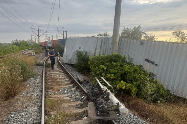 videofoto circulatia trenurilor a fost blocata vineri dimineata intre constanta si mangalia din cauza deraierii unui marfar la agigea 688c89743de09