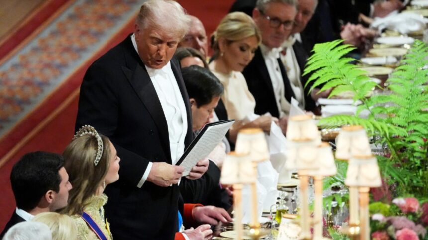 banchet regal plin de fast la castelul windsor din marea britanie pentru donald trump foto 68cb9103e6d75