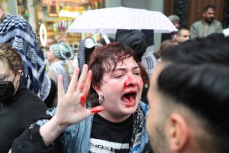 berlin police investigate after irish activist struck by officer at protest 68b5b8334d8bd