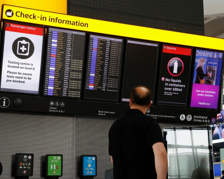 Zborurile de la Heathrow sunt afectate de întârzieri și anulări din cauza unui atac cibernetic asupra aeroporturilor europene 1 heathrow flights delayed and cancelled as cyber attack hits european airports 68cf0ad32d890