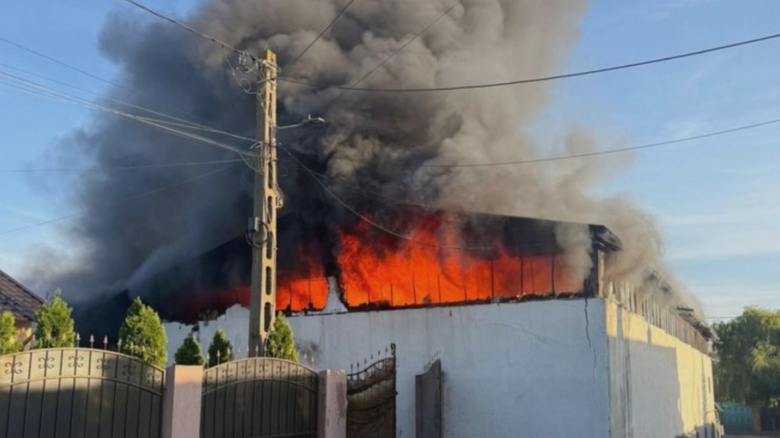 Flacăra devastatoare în Galați: o hală plină de uleiuri se transformă în infern, risc enorm pentru comunitate 1 incendiu de proportii in judetul galati arde o hala plina cu uleiuri pericol urias 68bbd60b1f6fe