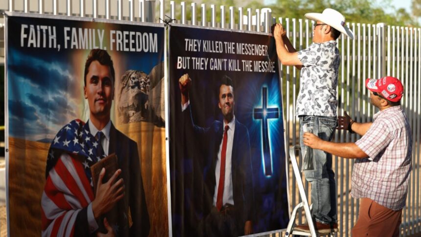 Incidentul tulburător de la ceremonia de înmormântare a lui Charlie Kirk: un bărbat înarmat s-a prezentat ca polițist și a pătruns pe stadion 1 inmormantarea lui charlie kirk un barbat inarmat s a dat drept politist si a intrat pe stadionul unde se vor desfasura ceremoniile 68cfd5ce1939a