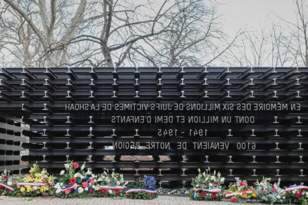 lyon mayor condemns free gaza defacement of holocaust memorial 68b556010aa6d