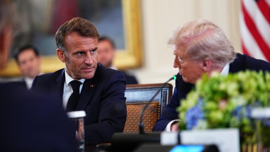 Macron îi transmite lui Trump un mesaj clar: „Nobelul pentru Pace devine realitate doar prin încheierea conflictului din Gaza.” 1 macron avertisment direct pentru trump premiul nobel pentru pace este posibil doar daca opriti conflictul din gaza 68d2ec511b138