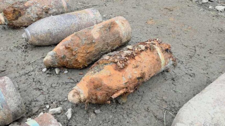 Muniție din Primul Război Mondial, descoperită în urma inundațiilor, distrusă de echipele de pirotehniști 1 munitie din primul razboi mondial scoasa la suprafata de viituri neutralizata de pirotehnisti 68d7fc8994dc3