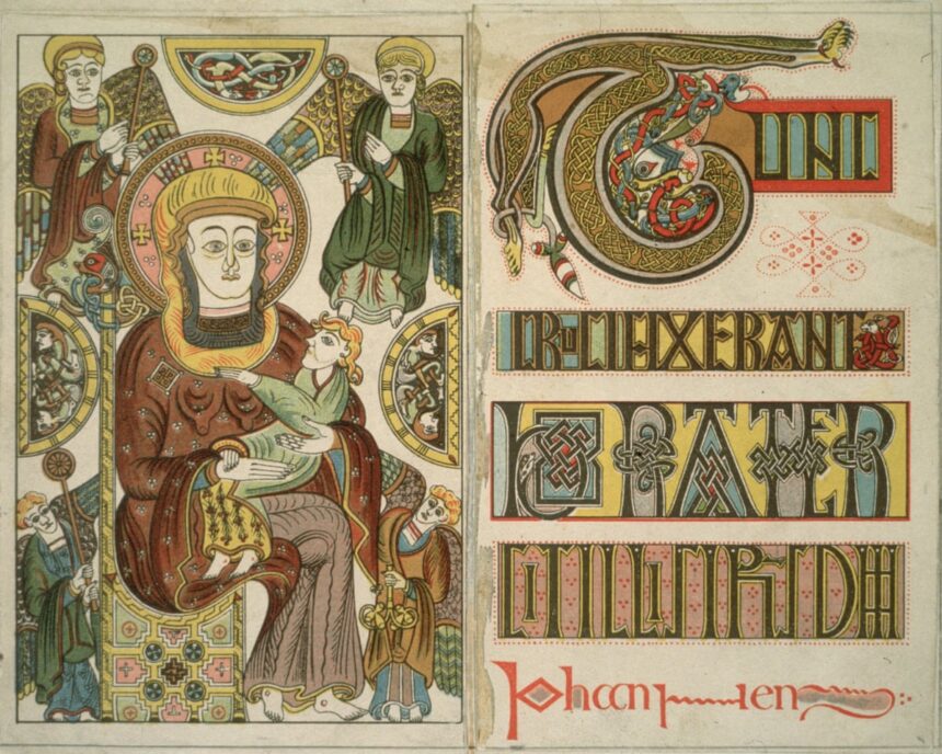 Noi cercetări ar putea schimba povestea originilor Cărții lui Kells, afirmă un expert 1 new research may rewrite origins of the book of kells says academic 68d61f8f79523