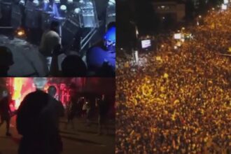 proteste violente in serbia politistii au tras cu gaze lacrimogene protestatarii vor ca presedintele sa isi dea demisia 68bbe89191081