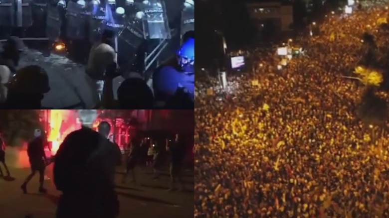 Conflicte în stradă în Serbia: forțele de ordine recurg la gaze lacrimogene în fața cererilor de demisie a președintelui 1 proteste violente in serbia politistii au tras cu gaze lacrimogene protestatarii vor ca presedintele sa isi dea demisia 68bbe89191081