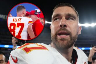 travis kelce butts heads with chiefs coach andy reid during giants game 68d14251f0882