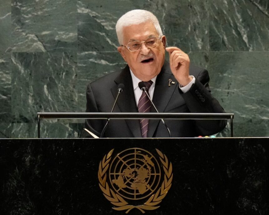 Adunarea ONU aprobă intervenția președintelui Palestinian prin conexiune la distanță la întâlnirea anuală 1 un votes to allow palestinian president to address annual gathering via video link 68cd91bbd1091