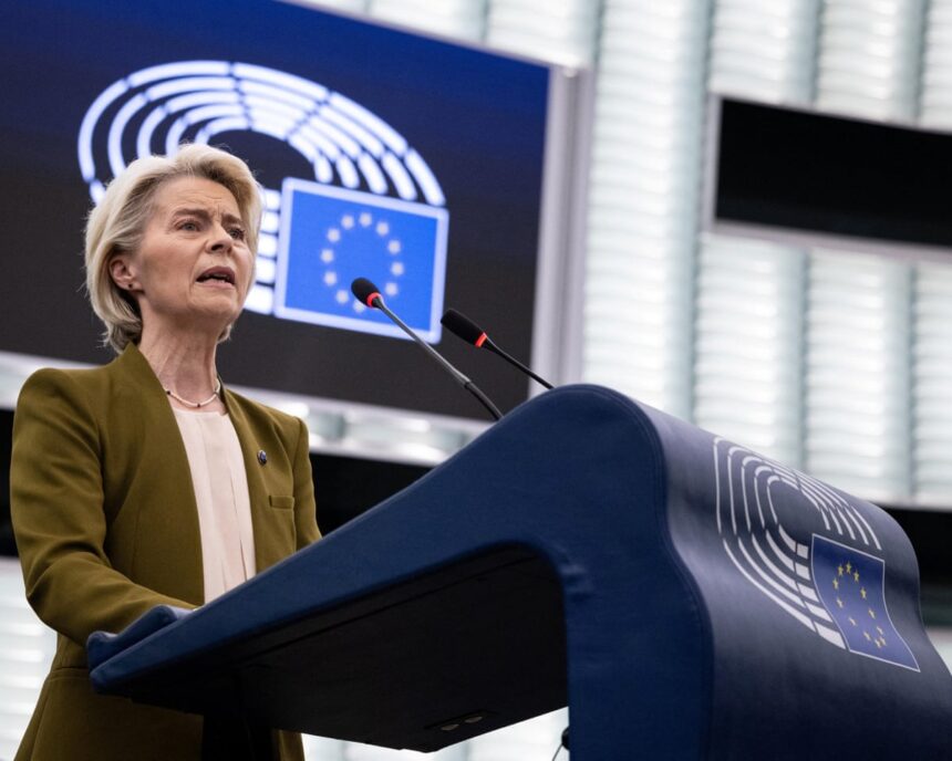 Ursula von der Leyen solicită oprirea comerțului UE cu Israelul 1 ursula von der leyen calls for suspension of eu trade with israel 68c16d8920e16