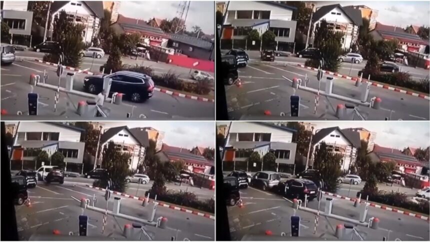 Un incident amuzant ca în filme: a întins mâna după tichetul de parcare și și-a distrus mașina 1 accident desprins din filmele de comedie si a intins mana dupa tichetul de parcare si si a facut masina praf video 68dec7879db89