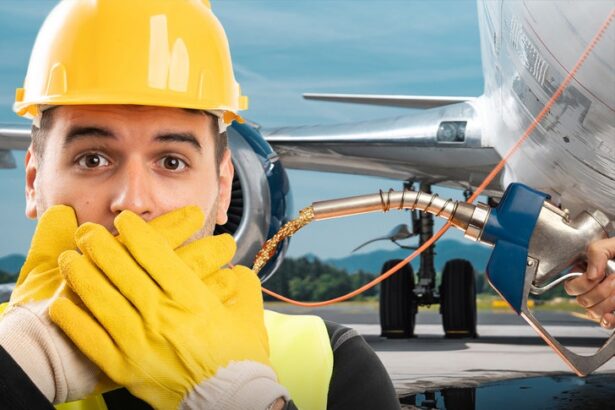 airport worker appears to lose control of refueling hose watch the disaster 68ecf9ceb1629