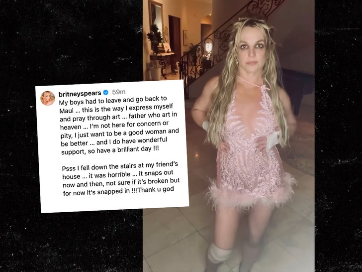 Britney Spears povestește cum a căzut pe scări și cum genunchiul îi cedează din când în când 1 britney spears says she fell down stairs knee snaps out occasionally 68e30d348c53d