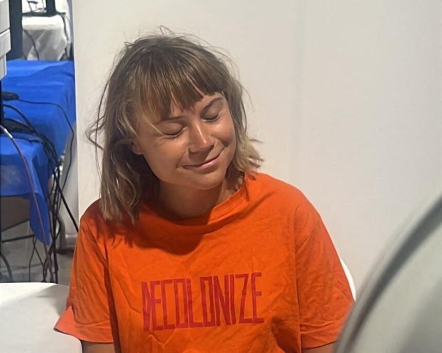 Greta Thunberg afirmă că este reținută în Israel într-o celulă „infestată cu ploșnițe” 1 greta thunberg says she is being detained by israel in cell infested with bedbugs 68e1315cf34a6
