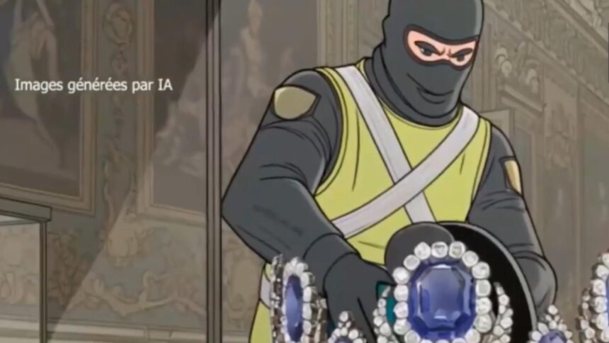 Reconstituirea jafului epocal de la Luvru cu ajutorul inteligenței artificiale: povestea unei lovituri care a șocat Franța 1 jaful secolului de la luvru reconstituit cu ajutorul inteligentei artificiale cum s a derulat lovitura care a umilit franta video 68f7edd4cf39e