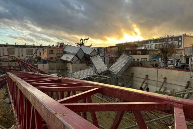 one dead after rare tornado topples construction cranes near paris 68f70603556a2