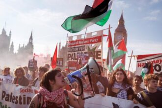 right to protest is under sustained attack in the west report finds 68ee0f588b044