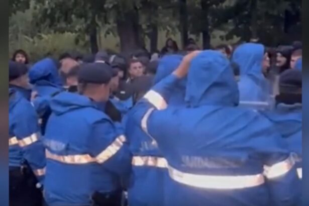 scandal pe stadion suporterii elvetieni au aruncat cu pietre in jandarmi fortele de ordine au ripostat cu gaze lacrimogene 68df70475175b