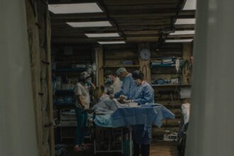 six metres below ground a hospital treats ukrainian soldiers injured by russian drones 68fc4e52984c9